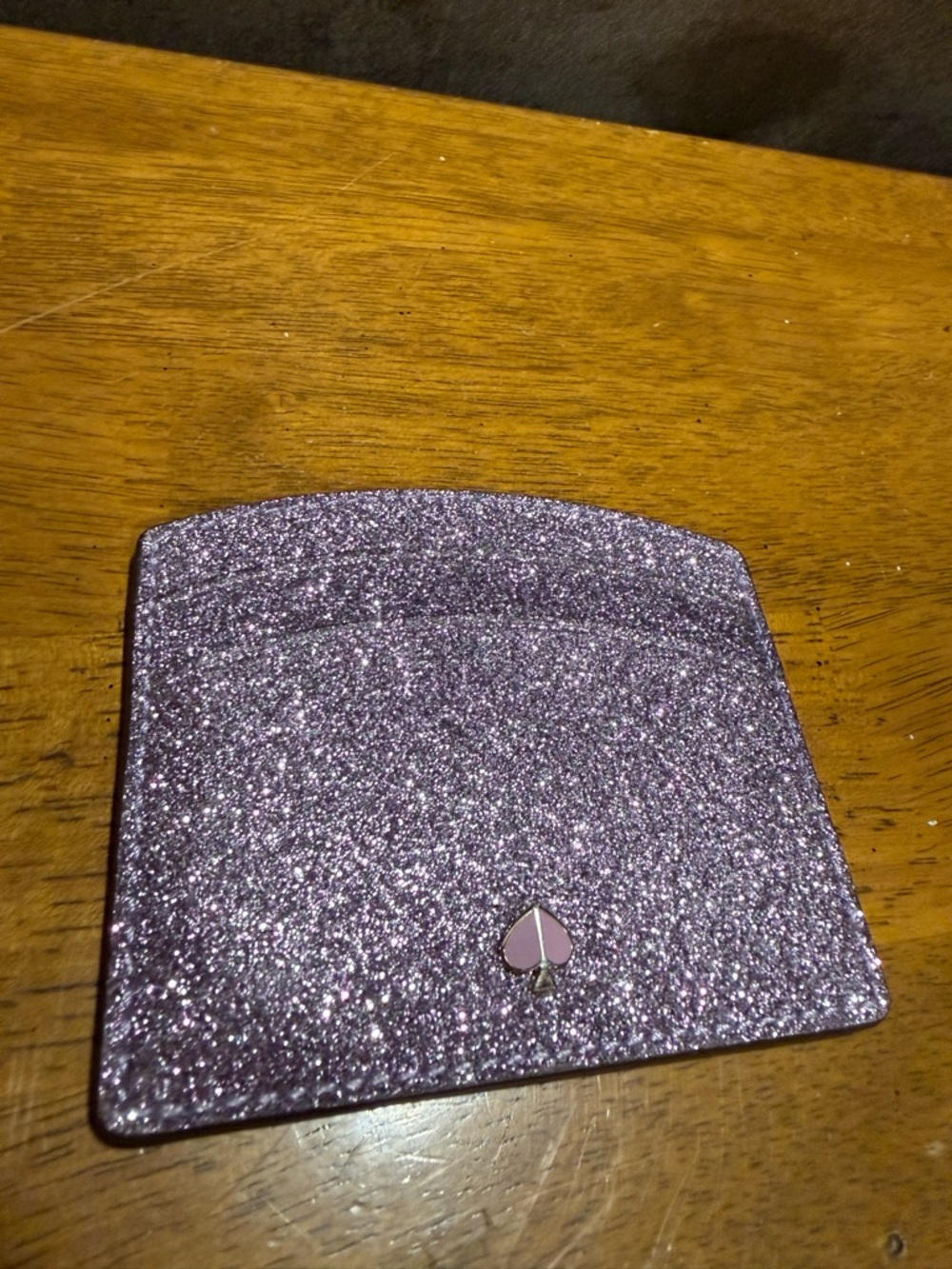 Kate Spade | Glitter Fabric Burgess Court Card Holder Case